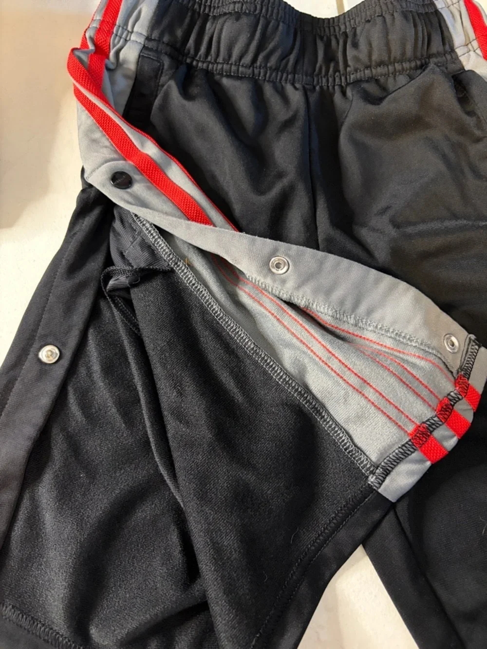 Adidas Tear Away Navy, Black/White, and Black/Red Shorts Bundle | EUC | Sz M